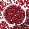 Transparent Colours Luster Glass Seed Beads SEED-E001-T3x6mm-A02-2