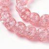 Crackle Glass Bead Strands CCG-E002-8mm-02-1