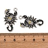 Alloy Enamel Pendants X1-FIND-H051-08P-2