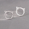 925 Sterling Silver Stud Earrings WG14597-11-1