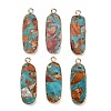 Dyed Synthetic Imperial Jasper Pendants GG-CBAA20A-05G-06-1