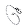 Vintage sterling silver snake shaped personalized temperament QS9857-1