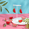 100Pcs DIY Watermelon Shape Dangle Earring Making Kits DIY-NB0005-30-2