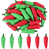 40Pcs 2 Colors Resin Cabochons RESI-SC0006-02-1