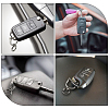 SUPERFINDINGS 2Pcs 304 Stainless Steel Keychain Clasps FIND-FH0005-19B-6