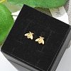 304 Stainless Steel Stud Earrings for Women LS-STAS-Z117-15G-02-2