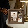 Wedding Double Sided Wooden Rotating Photo Frames with DIY Word Heart Charm DJEW-WH0076-003-5