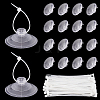AHADEMAKER 60Pcs Plastic Suction Cups KY-GA0001-16-1