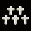 ABS Plastic Imitation Pearl Beads X-OACR-T018-06-3