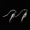 925 Sterling Silver Dangle Earring Findings STER-L057-044P-5