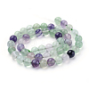 Natural Fluorite Beads Strands G-E112-4mm-18-3