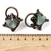 Natural Green Aventurine Merkaba Star Pendants G-C144-02R-04-3