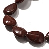 Natural Red Rainbow Jasper Beads Strands G-P561-B14-01-4