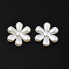 ABS Plastic Imitation Pearl Cabochons OACR-Q182-08-2