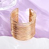 Iron Cuff Bangles BJEW-G741-05KCG-3