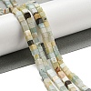 Natural Flower Amazonite Beads Strands G-C129-A12-01-2