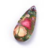 Natural Regalite/Imperial Jasper/Sea Sediment Jasper Pendants G-F590-07-2