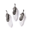 Natural Quartz Crystal Pendants G-E059-04AS-07-1