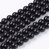Natural Black Onyx Beads Strands LS-G-H1567-6MM-1