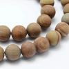 Natural Wood Lace Stone Beads Strands G-F518-21-10mm-3