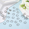 24Pcs 303 Stainless Steel Textured Hoop Earrings for Women EJEW-SC0001-78-3