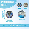 60Pcs 2 Colors Electroplate Glass Beads EGLA-TADJ0001-19A-4