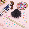 2Pcs Wool Doll Wig Hair DIY-NB0016-02B-3