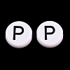 Opaque Acrylic European Beads AC-CBA3BDD-01P-1