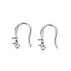 304 Stainless Steel Earring Hooks LS-X-STAS-S057-61-1