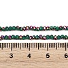 Electroplate Glass Beads Stradns EGLA-H114-02A-01-2