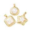 Brass Pendants KK-D426-14G-1