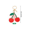 1Pc PU Leather Alloy Keychains KEYC-TA0001-44-3