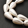 Electroplate Shell Pearl Beads Strands BSHE-G010-10x20mm-01-4