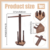 Baseball PineWood Championship Ring Organizer Display Tower Stands RDIS-WH0001-41-2