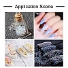Craftdady 240G 8 Colors AB-Color Plated DIY 3D Nail Art Decoration Mini Glass Beads EGLA-CD0001-06-8