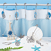 10Pcs Iron Shower Curtain Rings DIY-GA0003-84-5