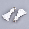 Polycotton(Polyester Cotton) Tassel Pendant Decorations FIND-T052-13Q-2
