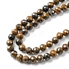 Natural Tiger Eye Beads Strands G-M399-03B-4