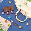 30Pcs 5 Colors Handmade Lampwork Beads LAMP-TA0001-51-7
