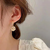 Alloy Rhinestone Hoop Earrings FS-WG20219-01-4