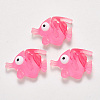 Translucent Frosted Resin Cabochons LS-CRES-N022-13-1