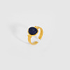 Oval Natural Lapis Lazuli Ring VR5494-2-1