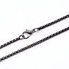 Iron Box Chain Necklace Making NJEW-WH0007-01C-2