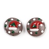 Christmas Handmade Lampwork Enamel Beads X1-LAMP-C020-03B-2