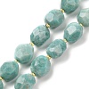 Natural Amazonite Beads Strands G-P541-A01-11-1