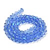 Transparent Electroplate Glass Beads Strands LS-GLAA-F029-2mm-D07-2