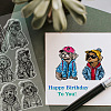 Custom PVC Plastic Clear Stamps DIY-WH0618-0178-4