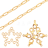 DIY Paperclip Chain Jewelry Making Kits DIY-SC0014-49G-1