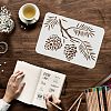 Plastic Reusable Drawing Painting Stencils Templates DIY-WH0202-312-3