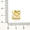 Rack Plating Brass Cubic Zirconia Beads KK-L210-008G-Z-3